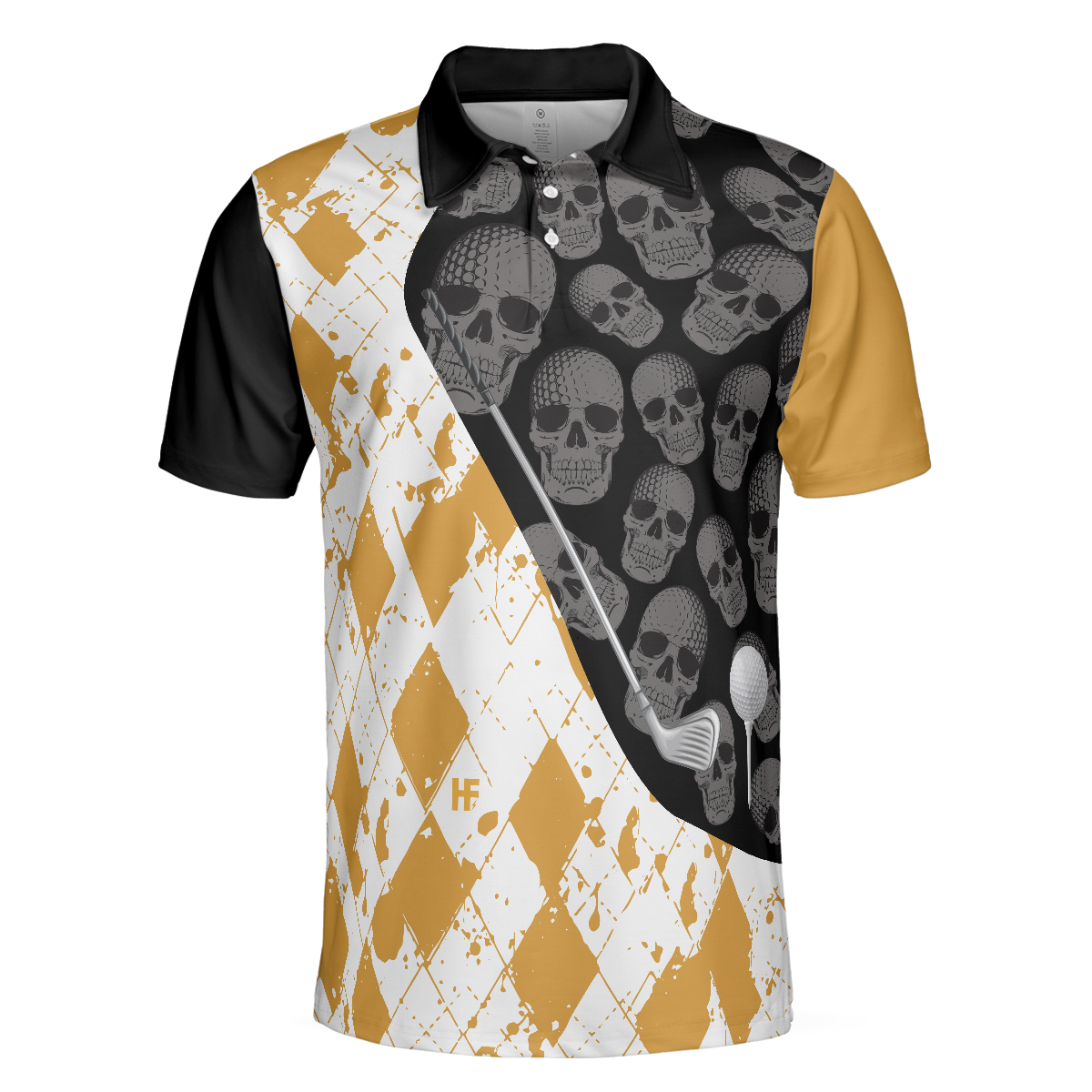 I Just Want To Drink Beer Play Golf And Take Naps Polo Shirt, Yellow Argyle Pattern Golfing Shirt For Male Players