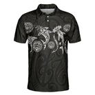 Elegant Polynesian Pattern Polo Shirt
