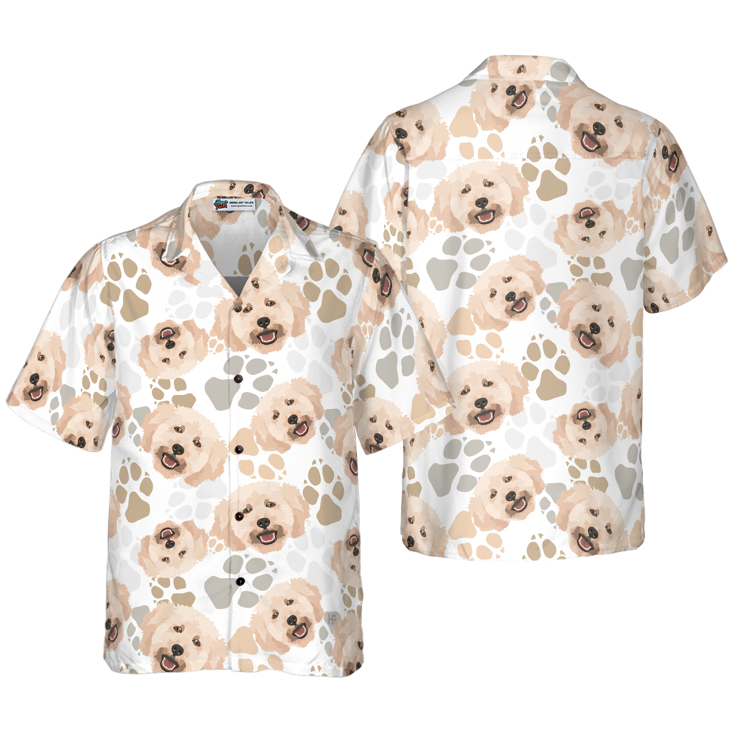 Poodles & The Paws Hawaiian Shirt