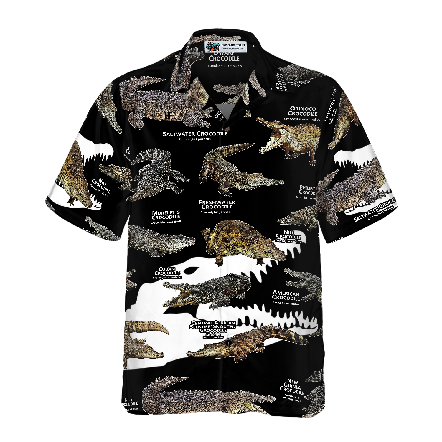 Crocodiles Of The World Shirt For Men Hawaiian Shirt