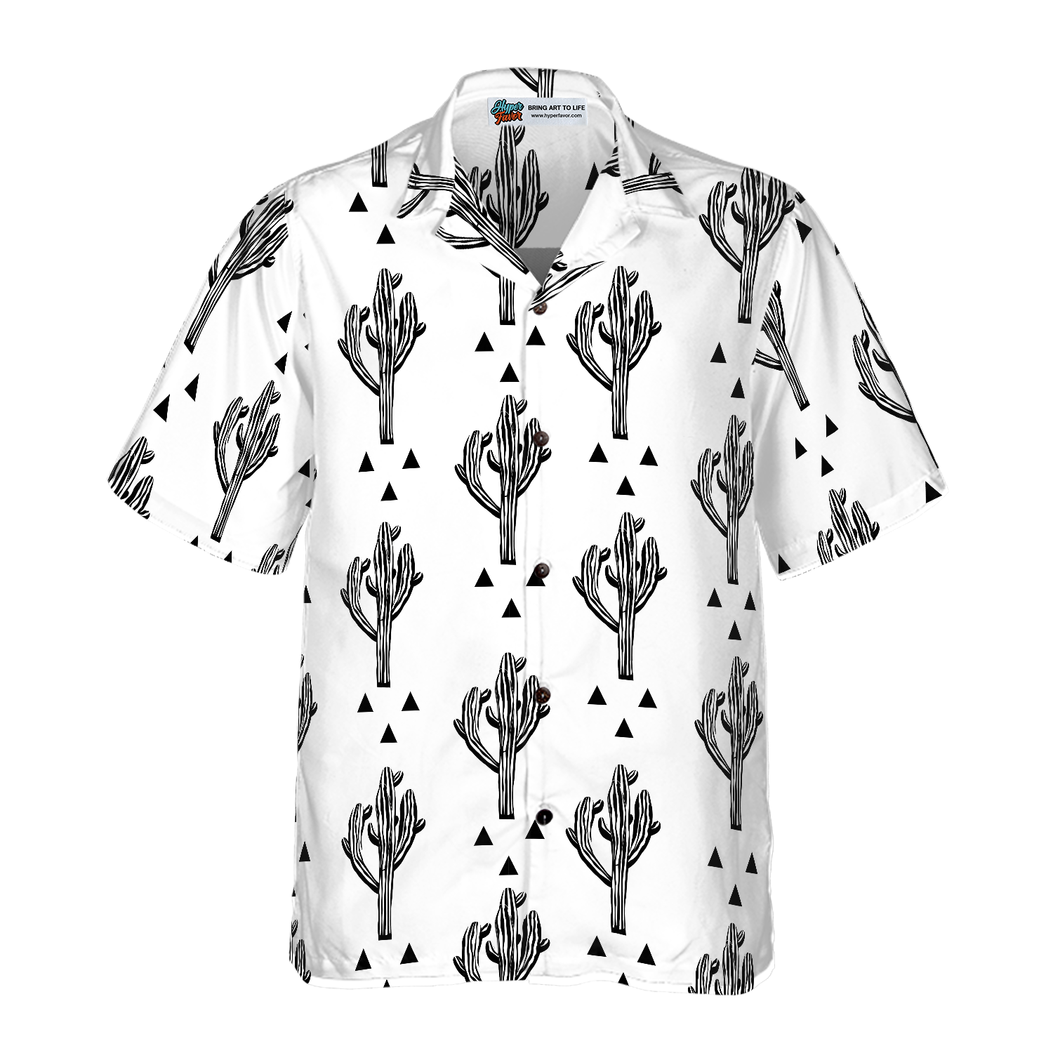 Cactus Seamless Pattern Hawaiian Shirt