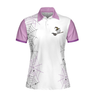 Come We Fly Golf Short Sleeve Women Polo Shirt, Witch Halloween Golf Shirt For Ladies