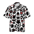Black Monsters For Halloween Hawaiian Shirt