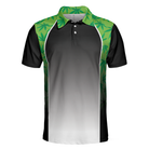 High Maintenance Weed Polo Shirt, Green Weed Polo Shirt For Men, Black Tie Dye Weed Pattern Shirt Design