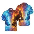 Ice And Fire Wolf Hawaiian Shirt