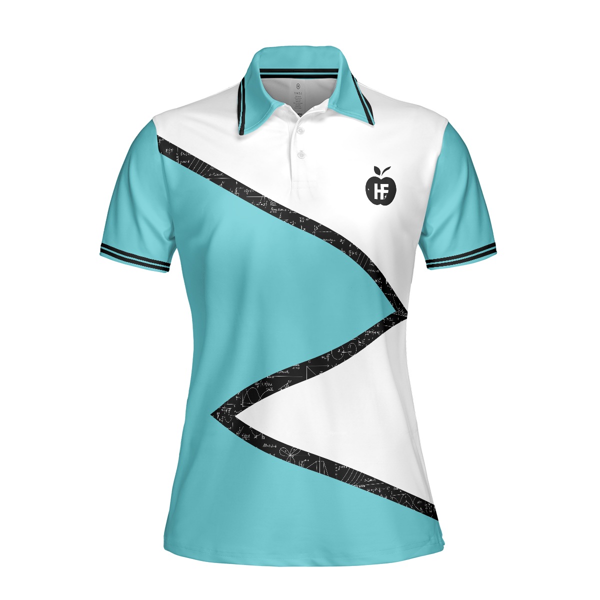 I Like Cats And Math And Maybe 3 People Short Sleeve Women Polo Shirt