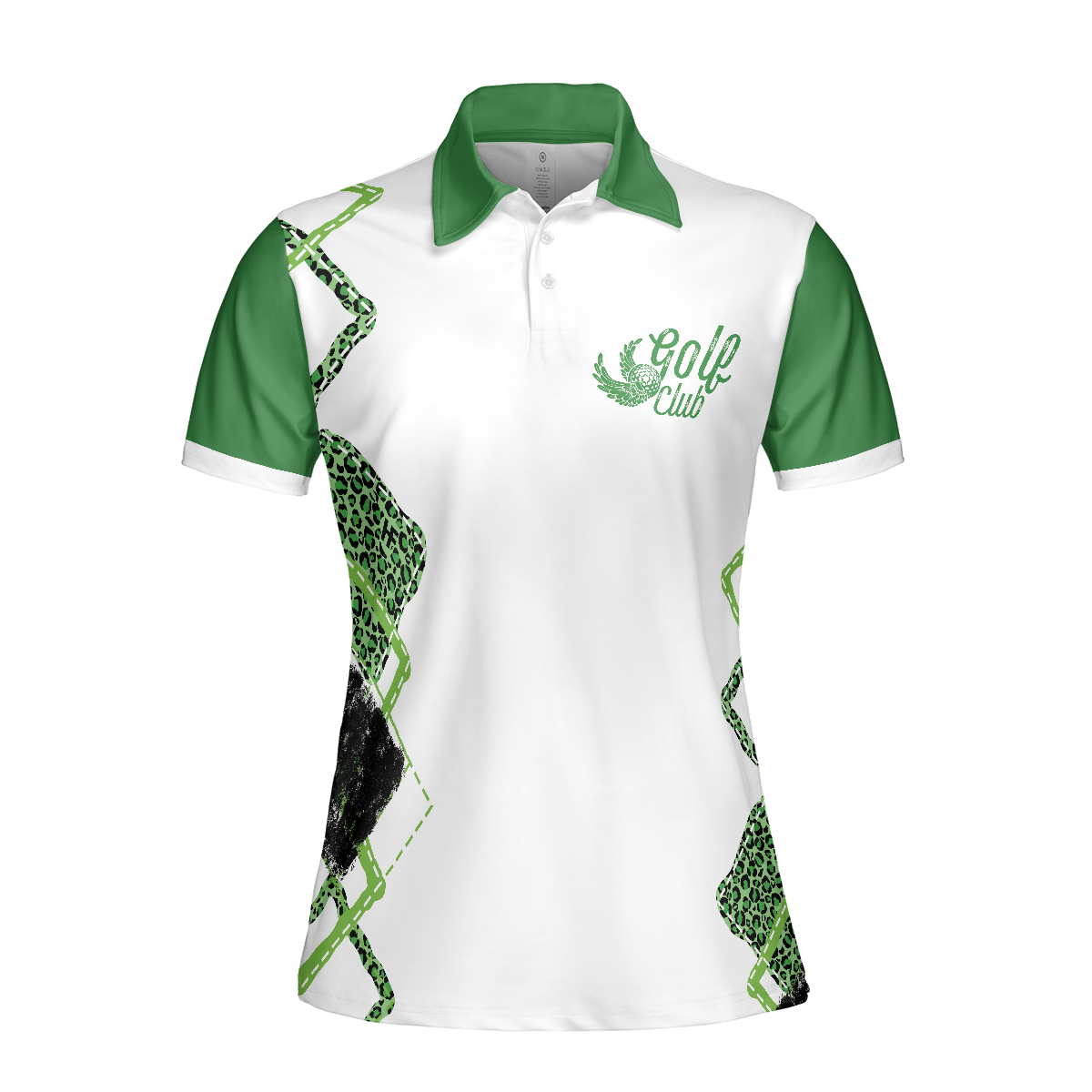 I Canceled My Golf Game To Be Here Golf Short Sleeve Women Polo Shirt, White And Green Golf Shirt For Ladies