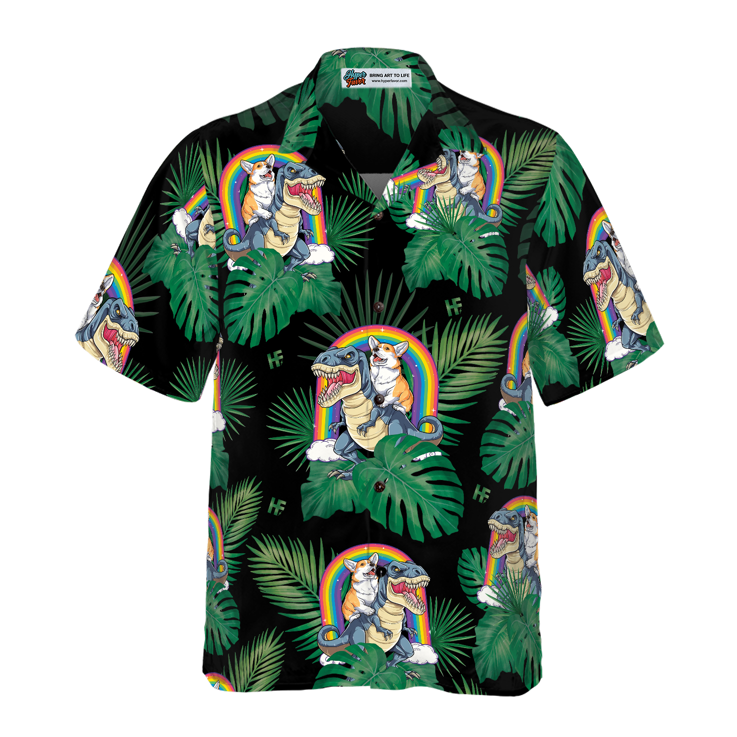 Corgi The Predator Hawaiian Shirt