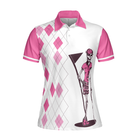 Never Underestimate A Woman Who Loves Golf Short Sleeve Women Polo Shirt