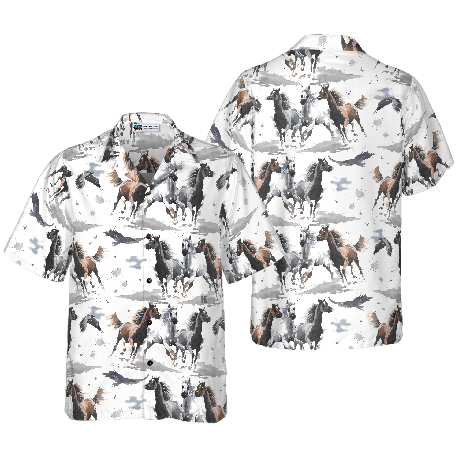 Racing Horses Hawaiian Shirt