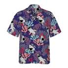 Blue Ocean Coral Sharks Hawaiian Shirt