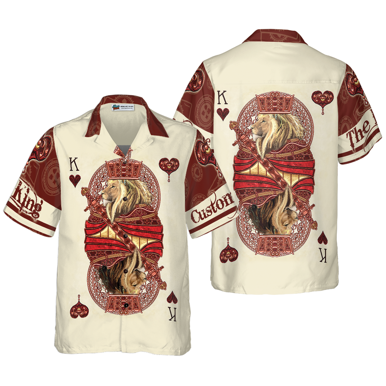 The King Of Poker Shirt For Men Custom Hawaiian Shirt