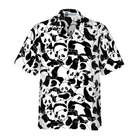 Cartoon Young Pandas Hawaiian Shirt