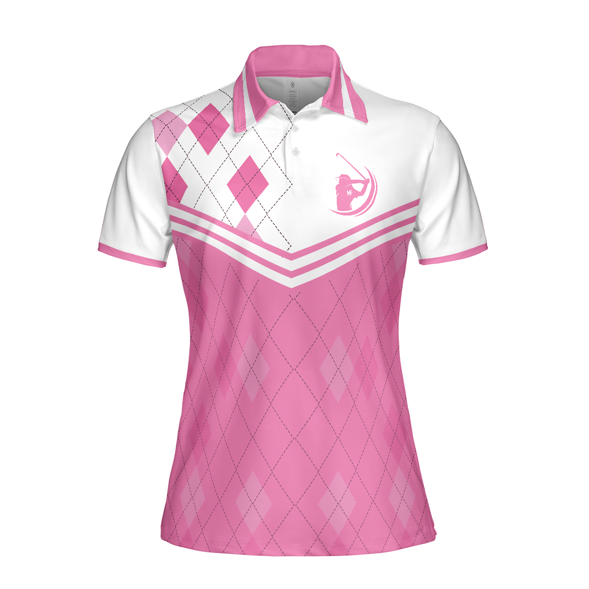 Ass Down Face Up That's The Way I Read My Putts Short Sleeve Women Polo Shirt