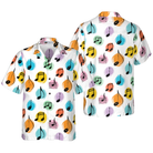 Music Note Seamless Pattern Hawaiian Shirt