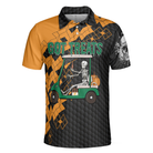Got Golf And Got Treat Skull Golf Polo Shirt, Halloween Golf Shirt For Men, Halloween Gift For Golfers