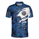 Never Underestimate An Old Man With A Tennis Racket Polo Shirt, Short Sleeve Shirt For Male Tennis Player