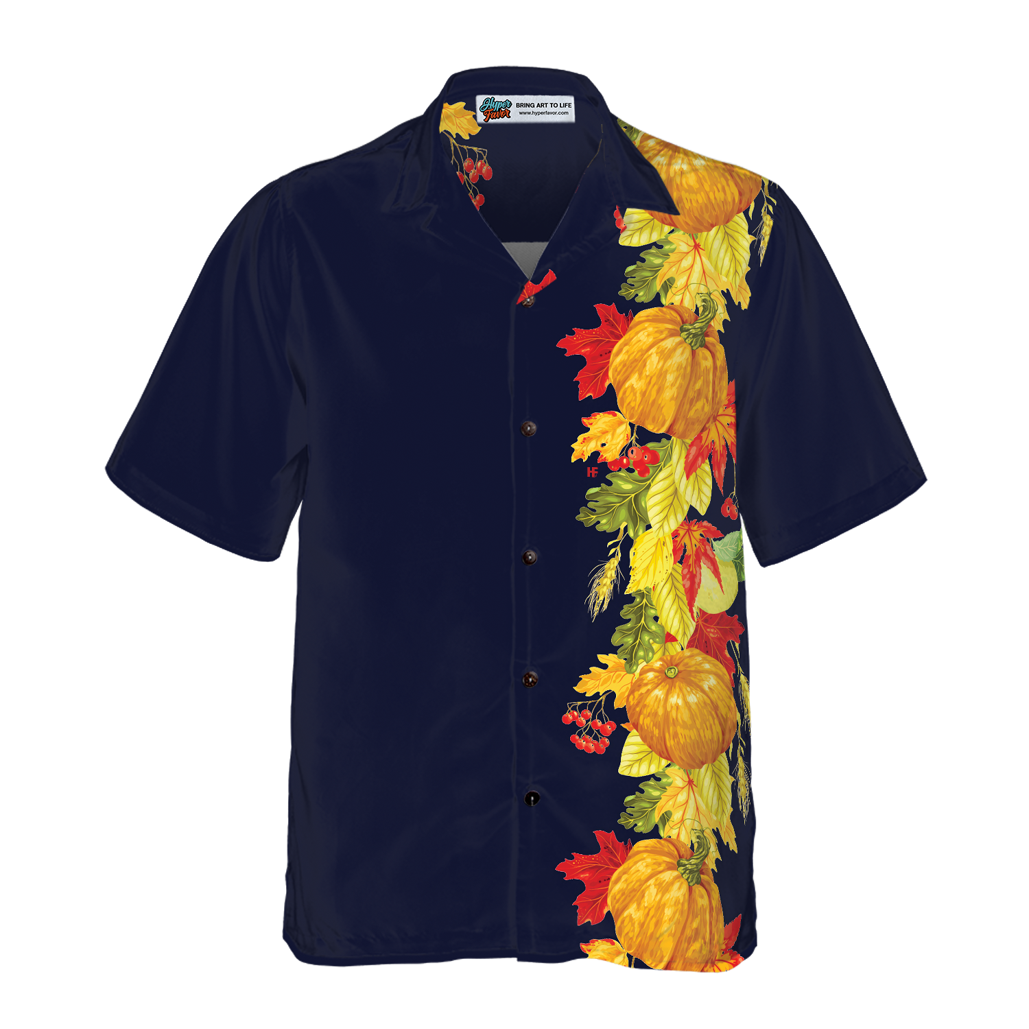 Thanksgiving Harvest Season Elements Hawaiian shirt