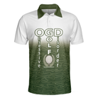 Obsessed With Golf Polo Shirt, White And Green Golf Shirt For Men, Cool Gift For Golfers