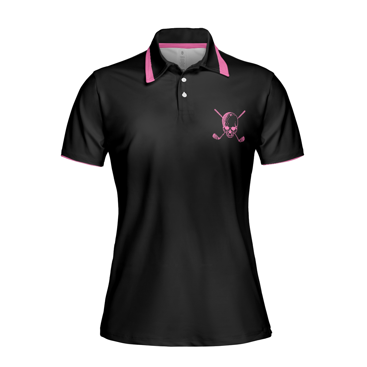 Golf Skull Women Shirt Short Sleeve Women Polo Shirt