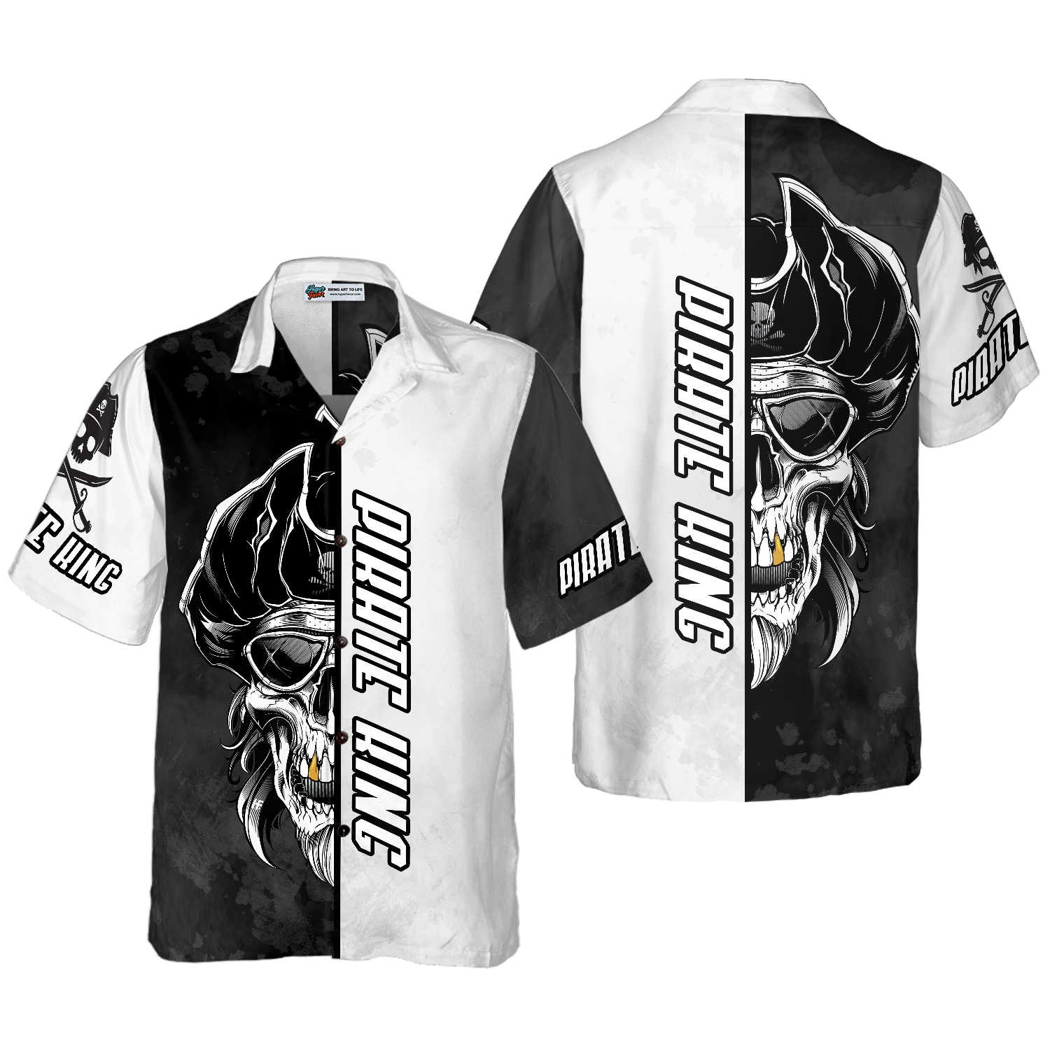 Pirate Skull Hawaiian Shirt