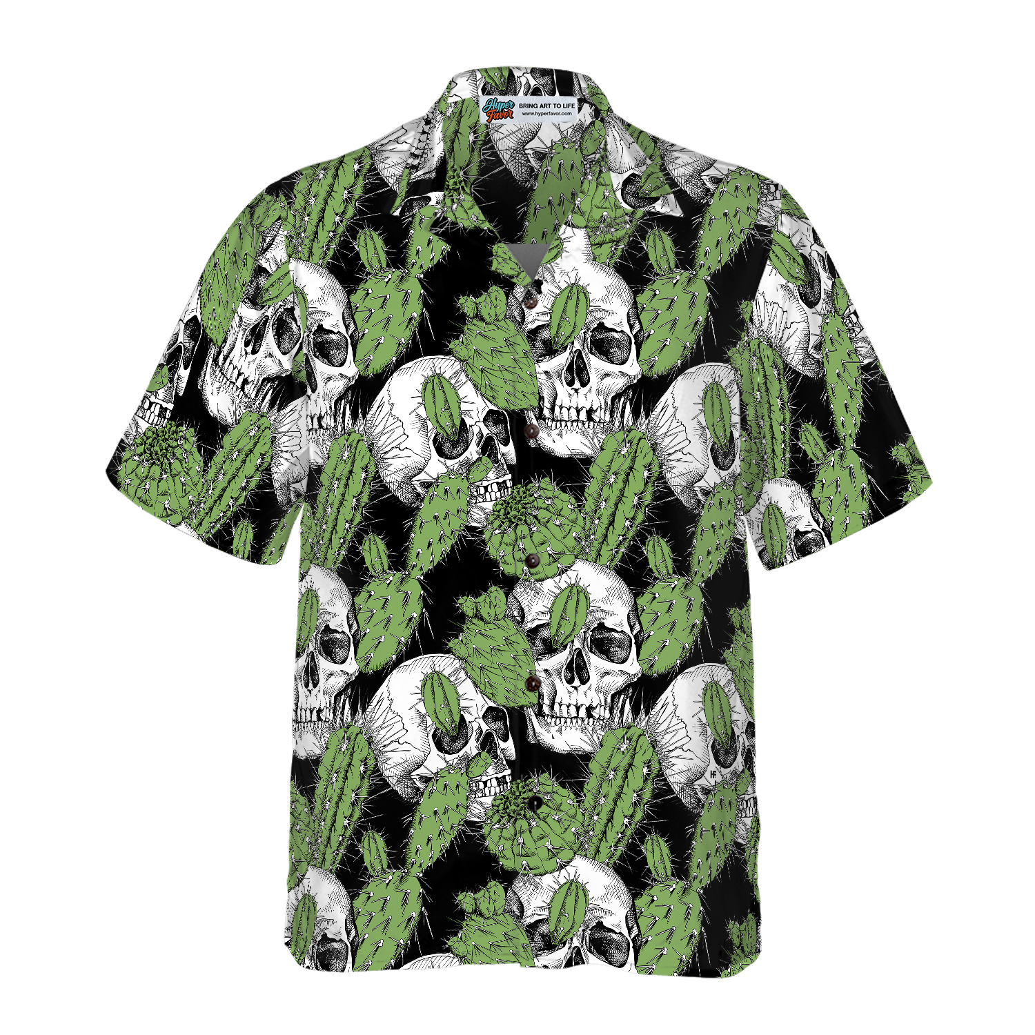 Cactus Skull Shirt For Men Hawaiian Shirt