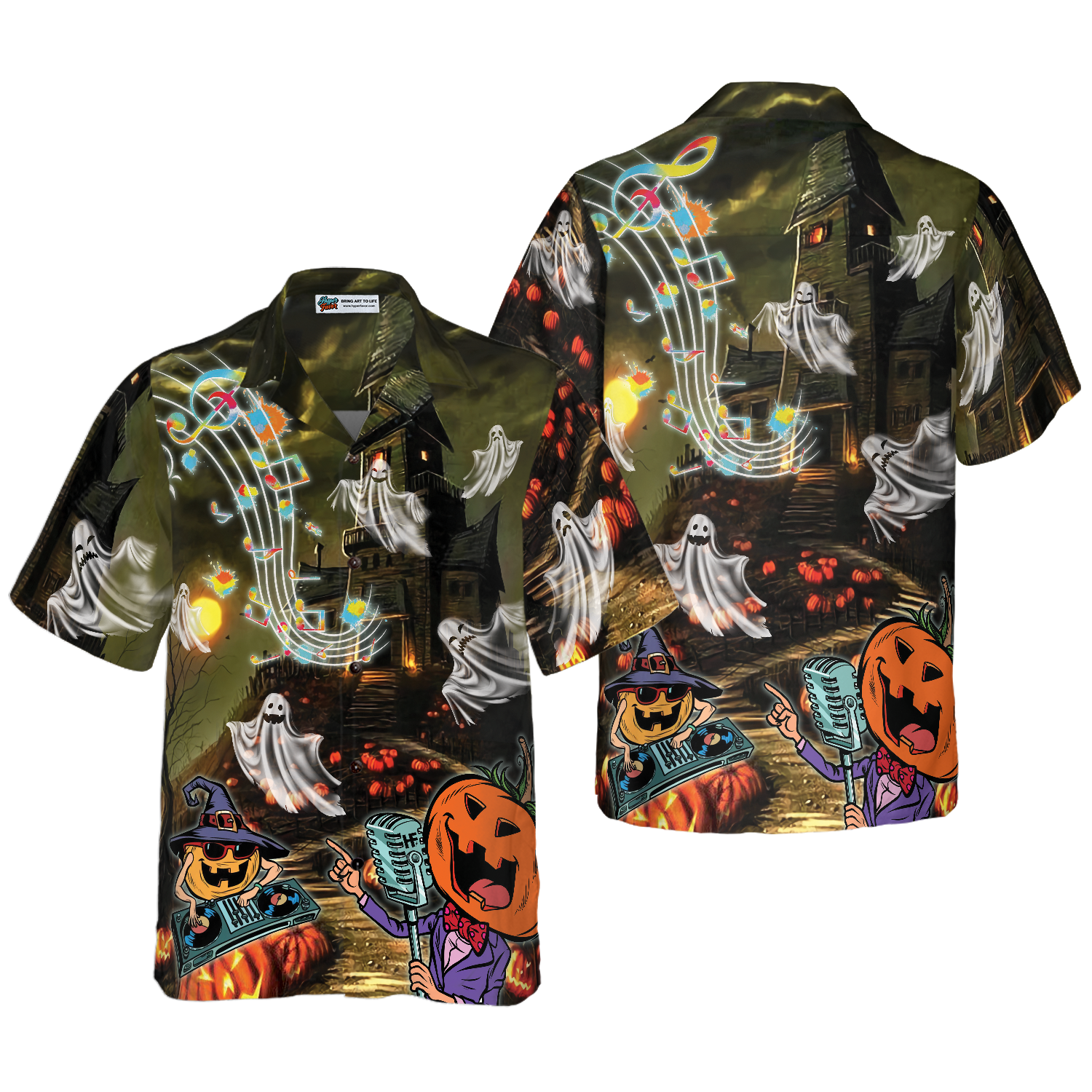 Music Night Halloween Hawaiian Shirt, Halloween Shirt For Men And Women