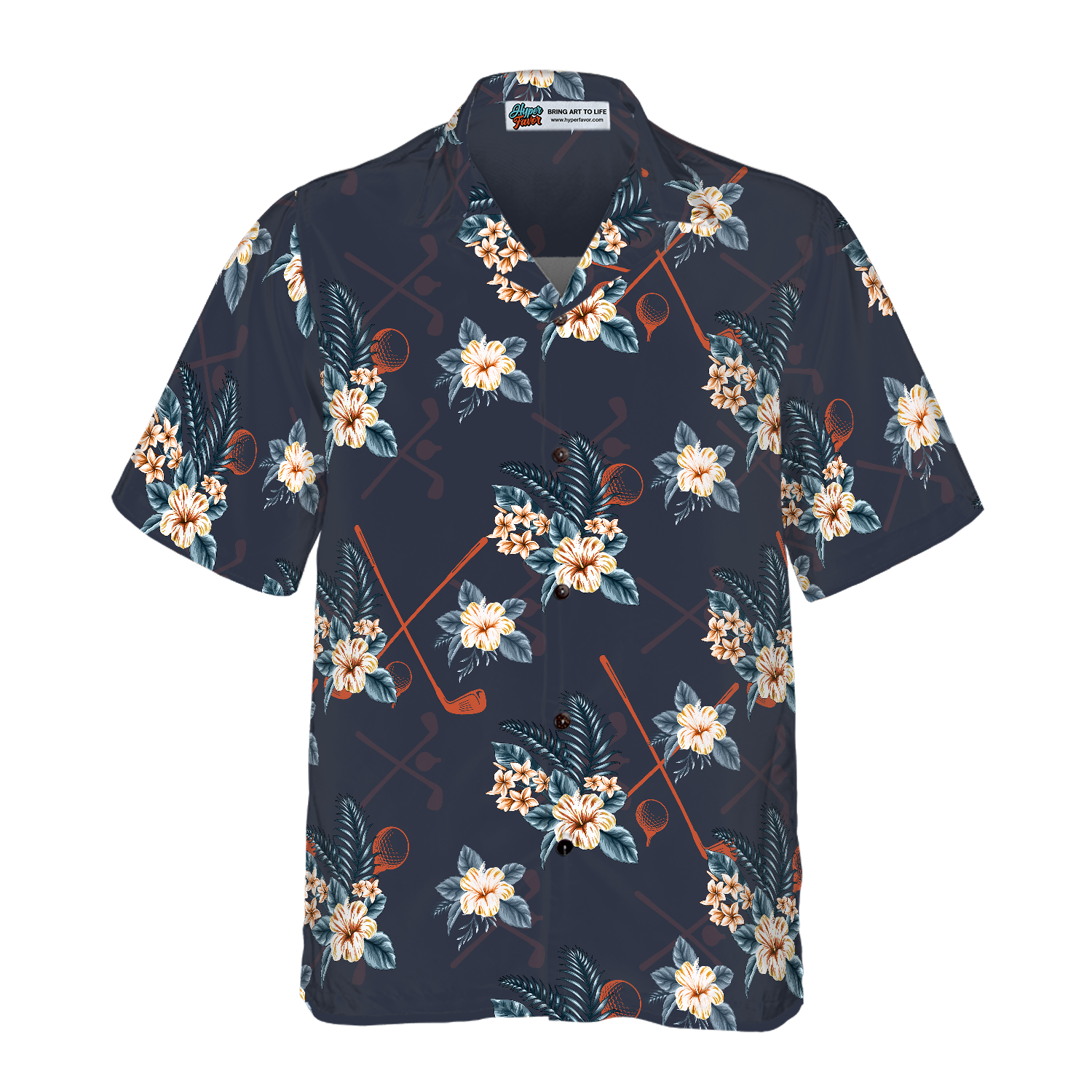 Tropical Golf 4 Hawaiian Shirt - Hyperfavor