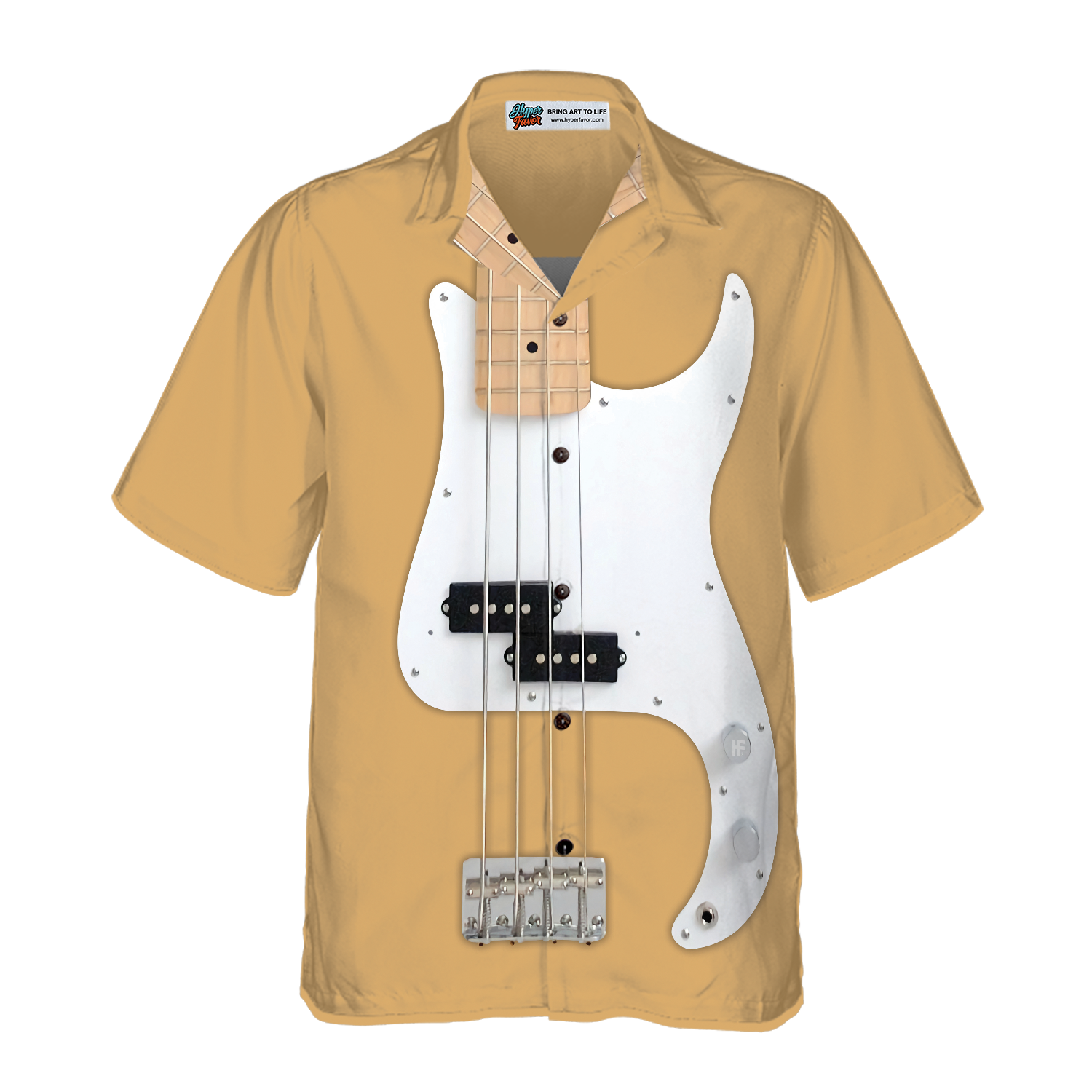 High Quality Bass Guitar Hawaiian Shirt