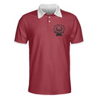 Bowling Skull Polo Shirt, American Flag Bowling Shirt For Men, Unique Bowling Apparel
