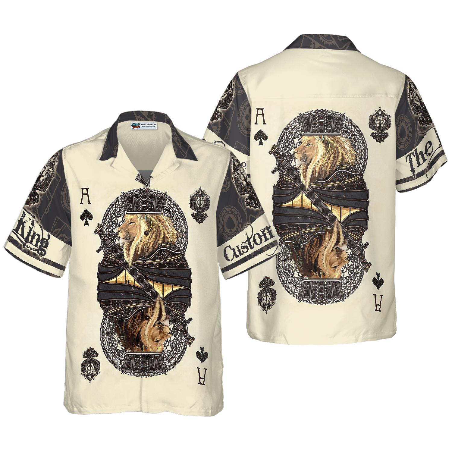 The King Of Poker Shirt For Men V1 Custom Hawaiian Shirt