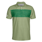 Hit 'Em Long & Straight Golf Course Pattern Polo Shirt, Elegant Golf Shirt For Men, Cool Gift For Golfers - Hyperfavor