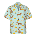 Tacos Burritos Chihuahua Dog Shirt For Men Hawaiian Shirt