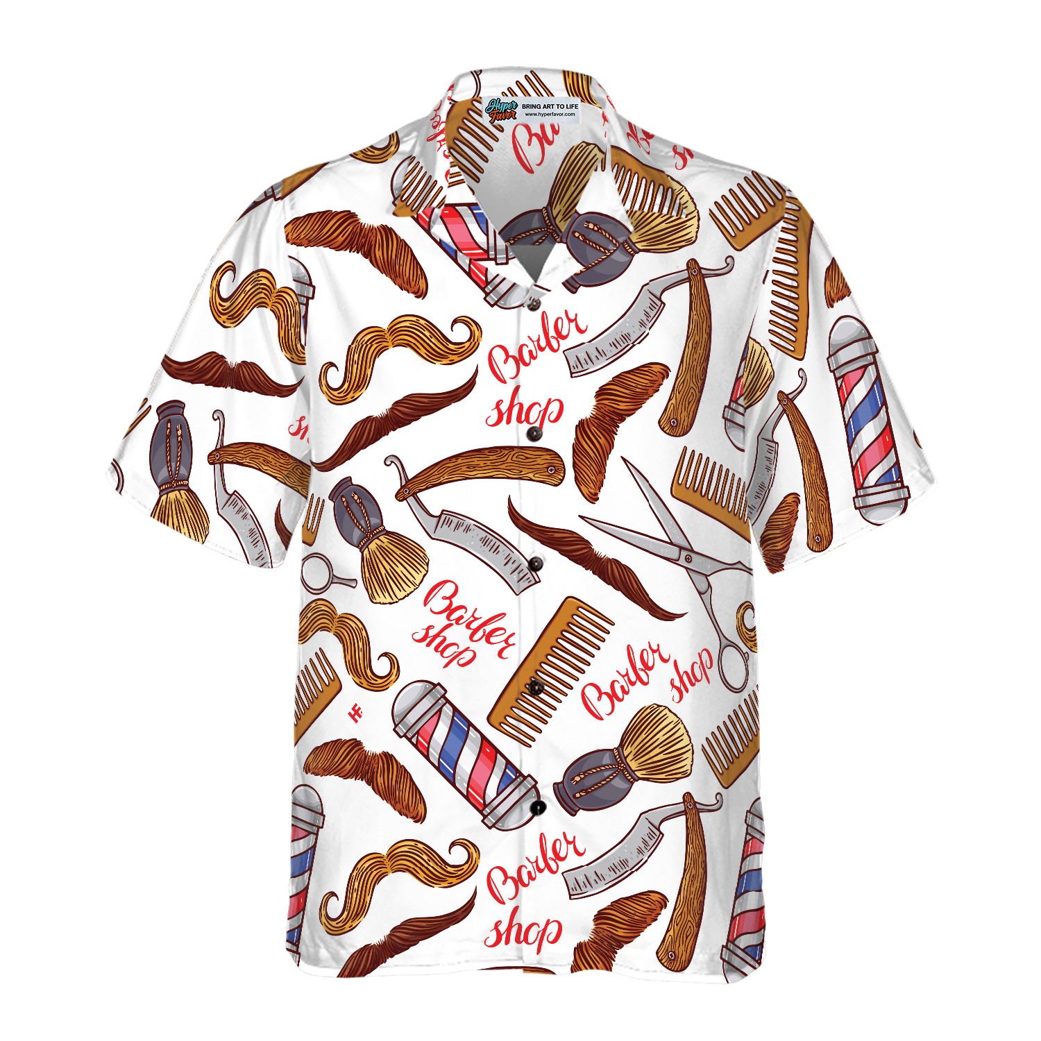 Barber's Life Shirt For Men Hawaiian Shirt
