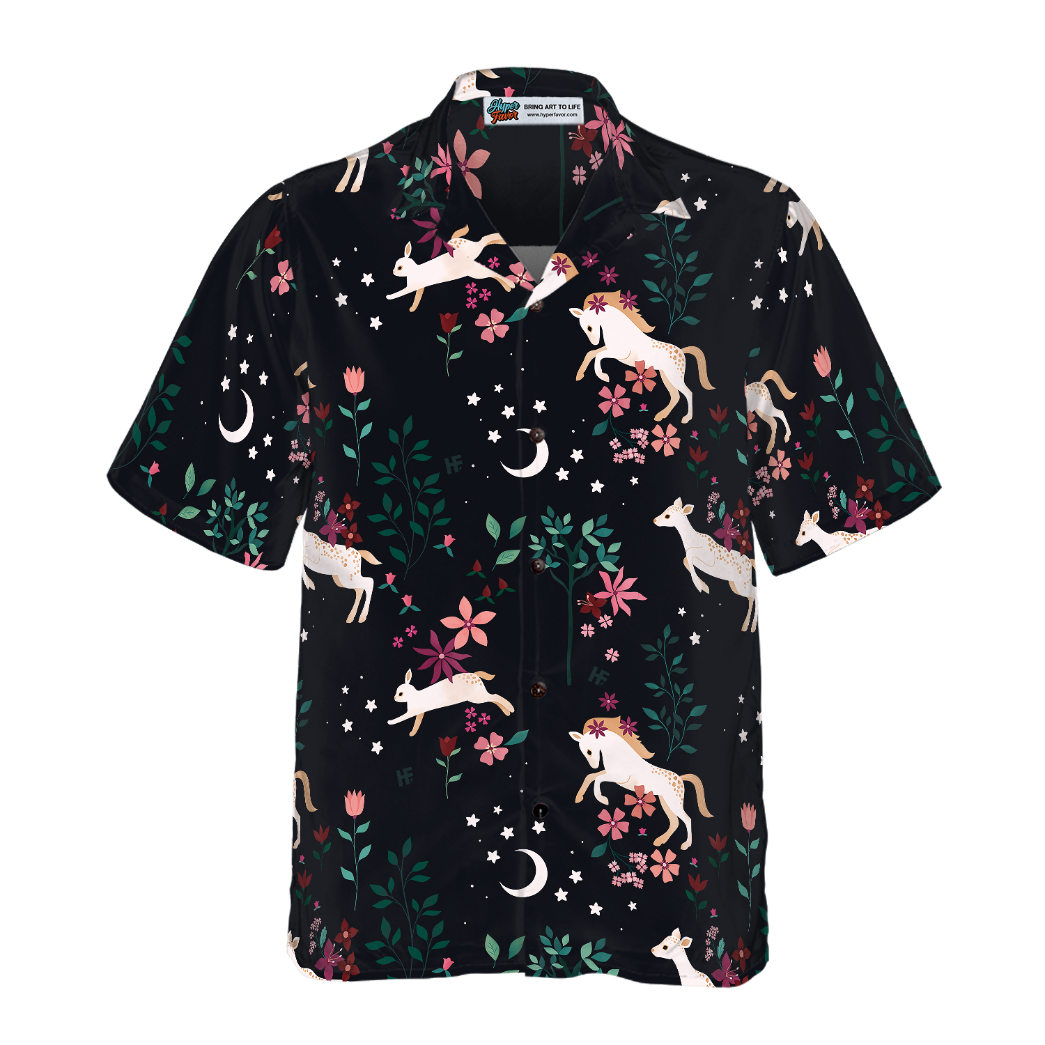 Unicorn Forest Of The Magic Hawaiian Shirt