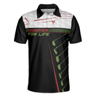 Golfer For Life Sporty And Elegant Design Golf Polo Shirt, Active Golf Shirt Design For Men, Best Golf Gift Idea