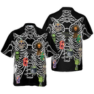 Skeleton Decorate Halloween Hawaiian Shirt, Unique Halloween Shirt For Men And Women