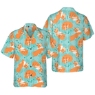 Sleeping Corgi Dreams About Bones Hawaiian Shirt