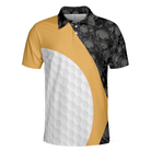 Golf Beer Repeat Polo Shirt, Colorful Golfing Shirt For Male Players, Cool Golf Gift Idea For Golfers