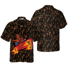 Skating Satan Gothic Hawaiian Shirt, Goth Hawaiian Shirt For Men And Women