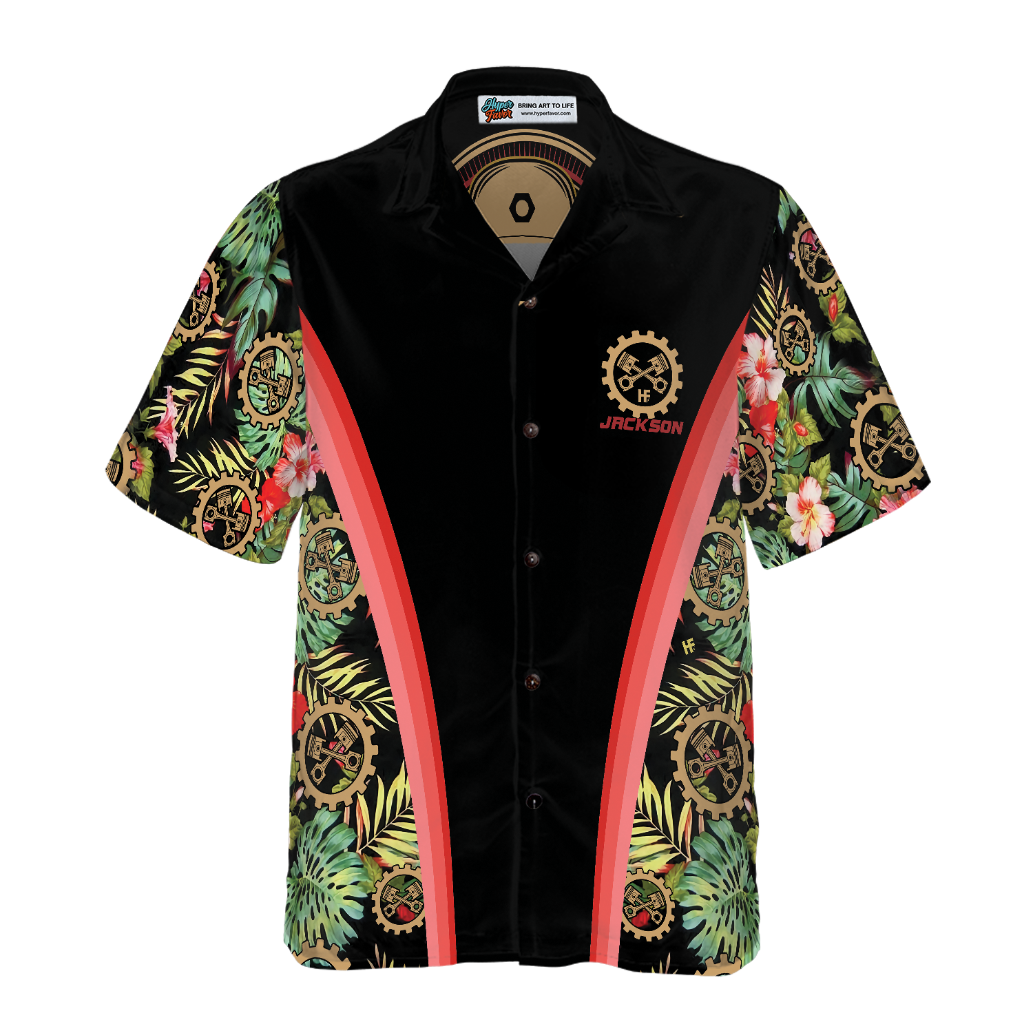 Mechanic Tropical Custom Hawaiian Shirt