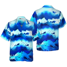 Scuba Diver Under Sea Cave Hawaiian Shirt