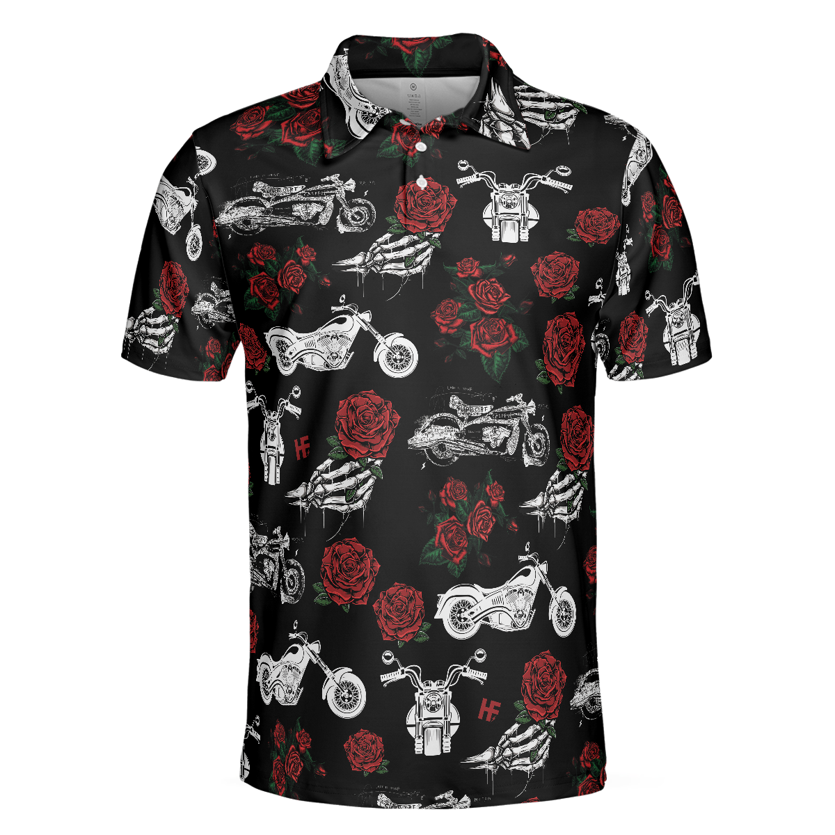 Live Love Motorbike Polo Shirt