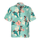 Trendy Parrots And Tropical Leaves Hawaiian Shirt