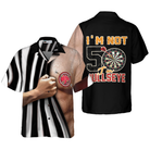 I'm Not 50 I'm Bullseye Hawaiian Shirt