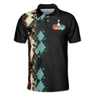 Does This Shirt Make My Ball Look Big Bowling Polo Shirt, Unique Argyle Pattern Bowling Shirt For Bowling Lovers