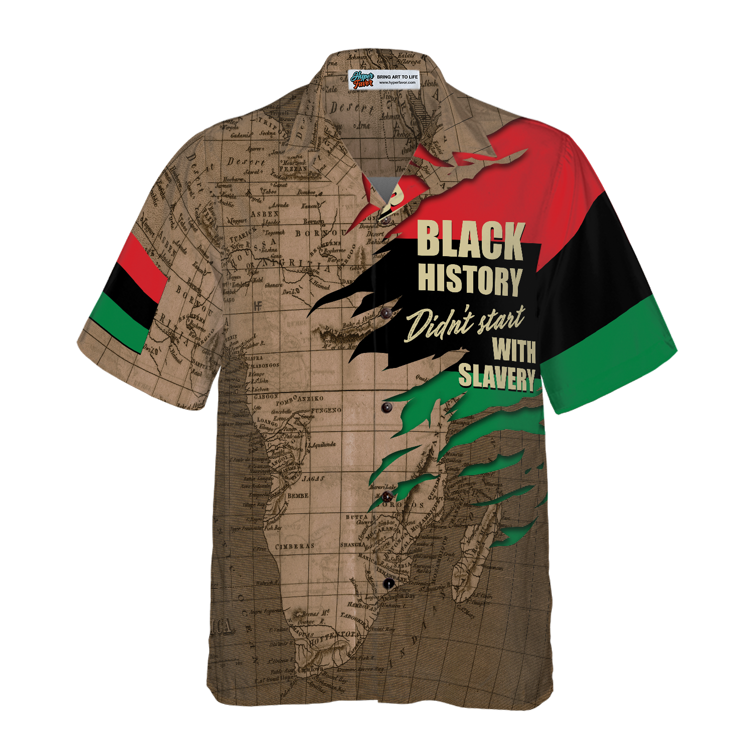 Black History Didn't Start With Slavery Hawaiian Shirt