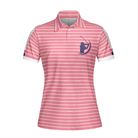 Some Grandmas Knit Real Grandmas Play Golf Short Sleeve Women Polo Shirt, Funny Golf Shirt For Female Players