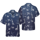 Spaceship And Spaceman Hawaiian Shirt