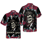 Rose & The Barber Skull Hawaiian Shirt